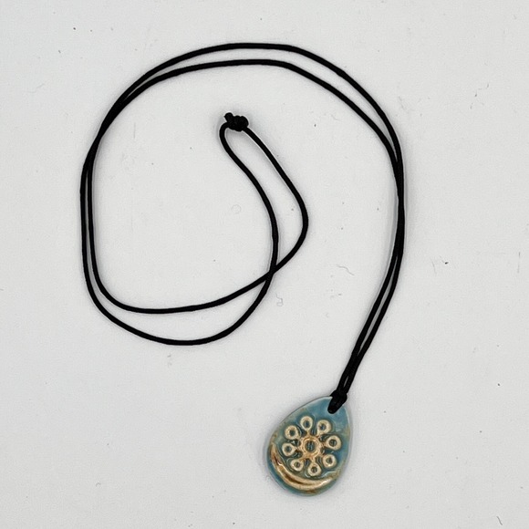 Jewelry - Essential Oil Diffuser Necklace Clay Pendant Aromatherapy